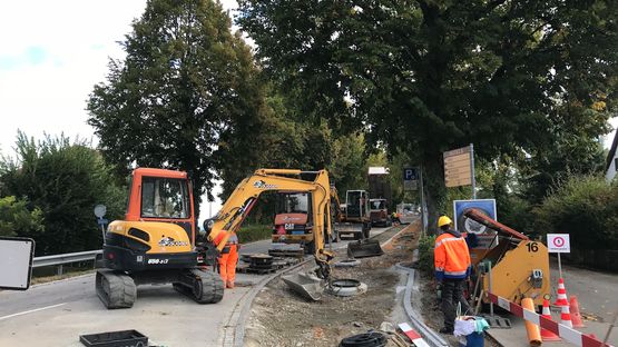 Belagsarbeiten Lausannestrasse
