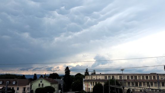 Wetterextreme über Murten