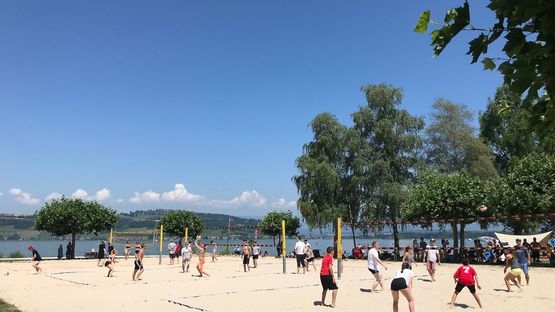 Beachvolleyball Happening
