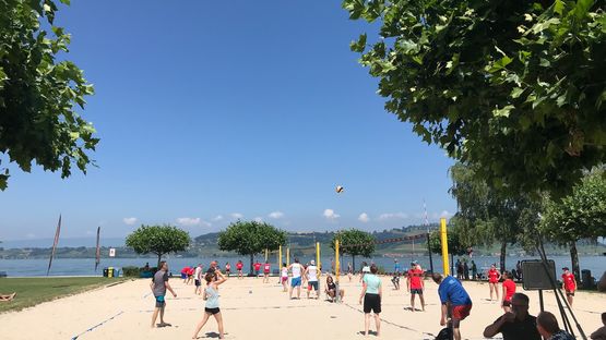 Beachvolleyball Happening